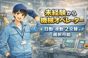 機械オペレーター／飲料容器工場／選べる勤務形態／各種寮完備