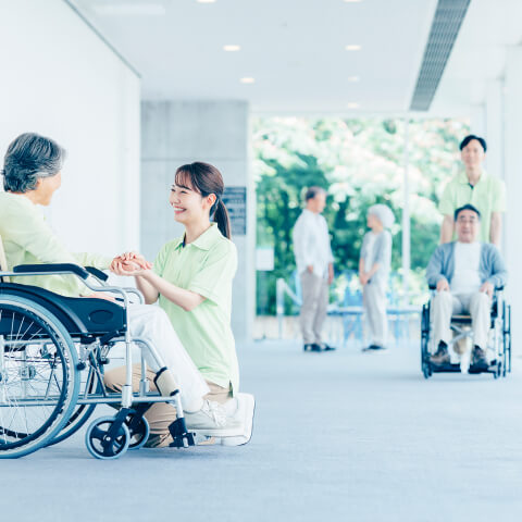 利用者さまと介護士たち