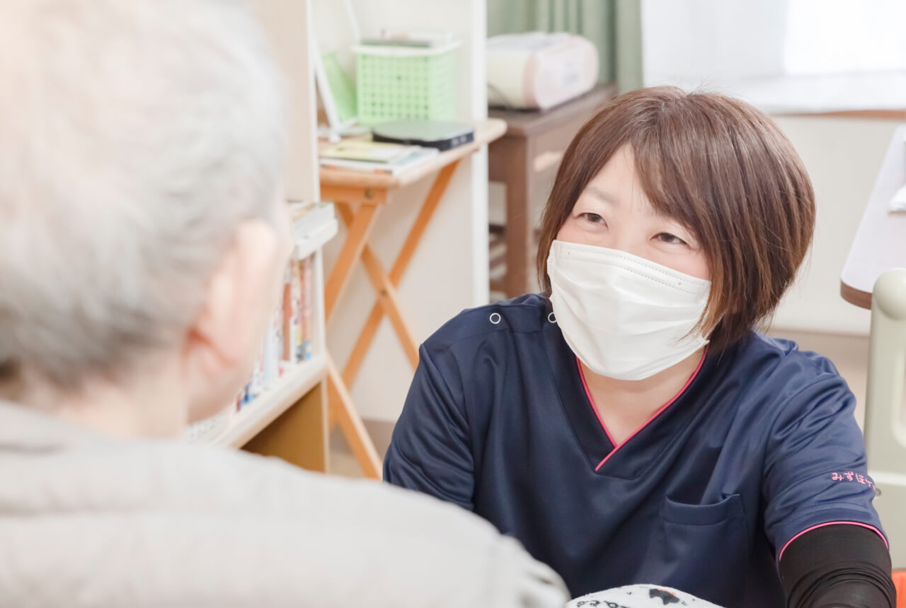 利用者さまと介護士