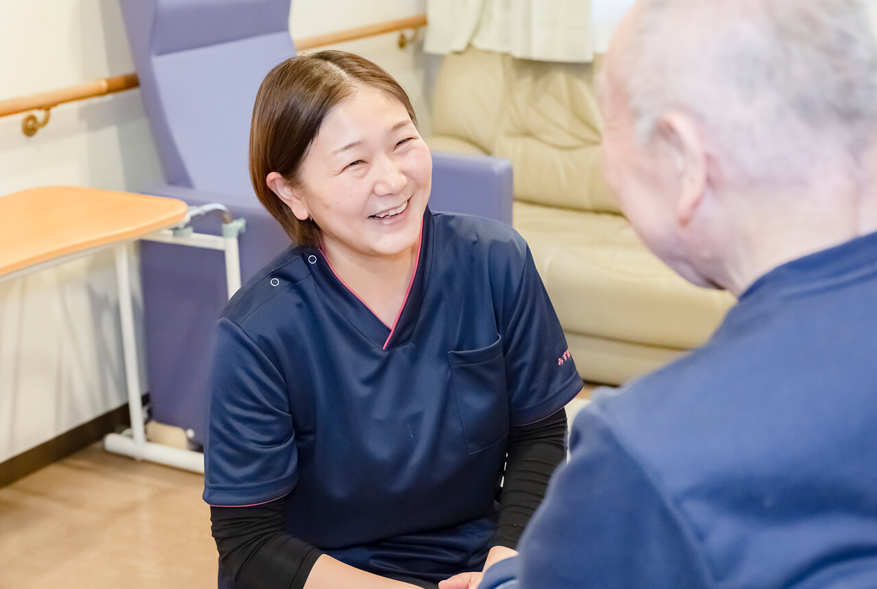 利用者さまと介護士