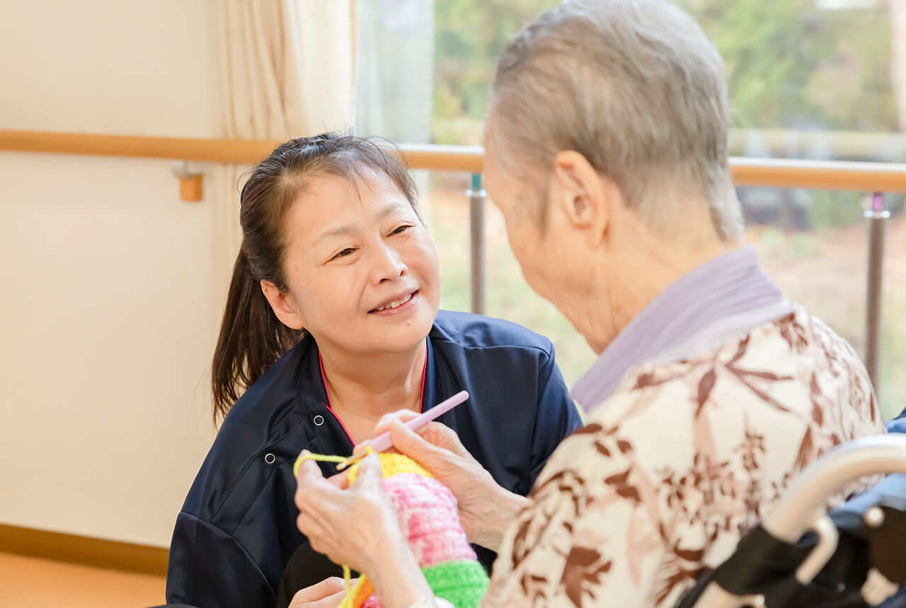 利用者さまと介護士