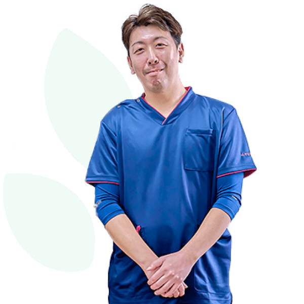 笑顔の介護士